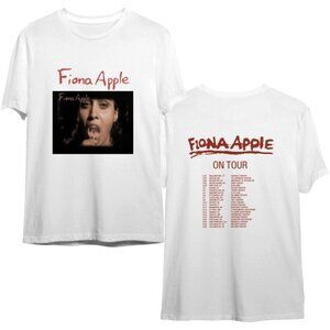 Fiona Apple On Tour Music T-Shirt Graphic Album Concert Fan Gift Tee 2 Sided 17